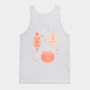 Peach fuzz Christmas ornaments Tank Top